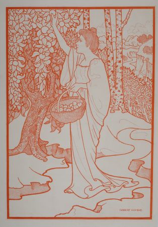 Афиша Combaz - La libre Esthétique. 1901