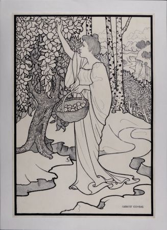 Литография Combaz - La libre Esthétique, 1901 - Rare!