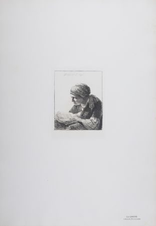 Фототипия Rembrandt - La Liseuse