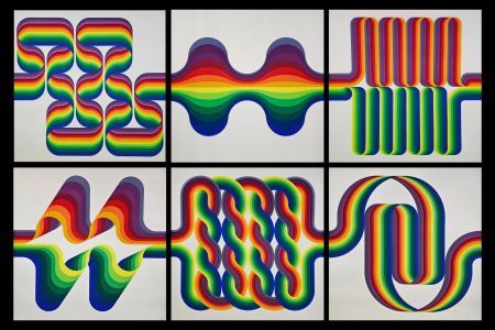 Литография Le Parc - La Longue Marche. The Complete Set, 1974