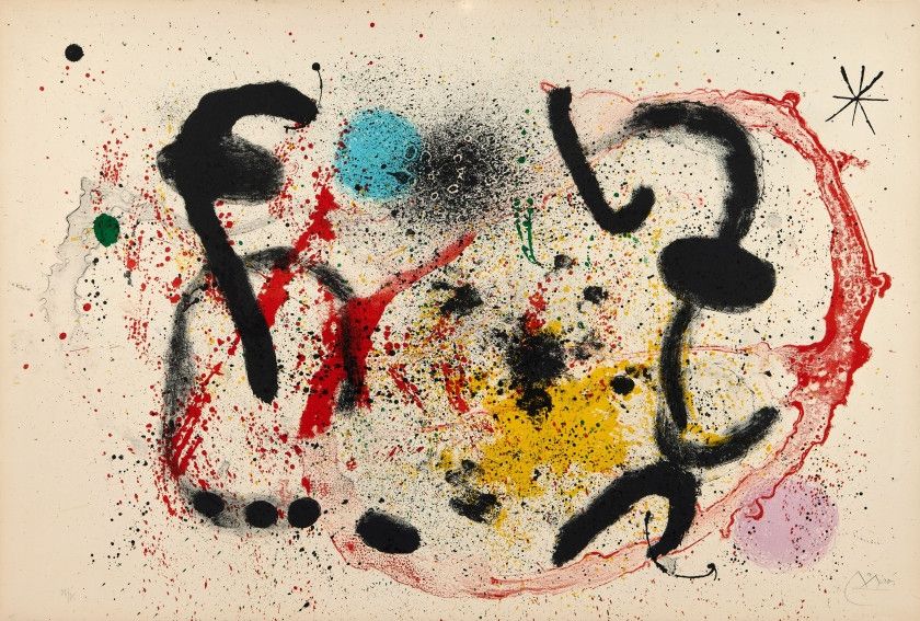 Литография Miró - La lune rituelle