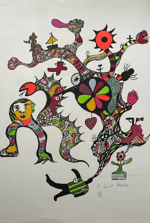 Литография De Saint Phalle - La machine à rêver 