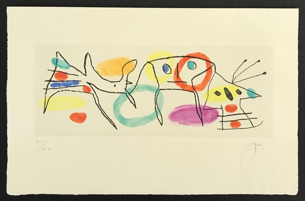 Гравюра Miró - La Magie Quotidienne
