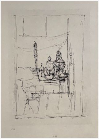 Офорт Giacometti - La magie quotidienne (l'atelier)