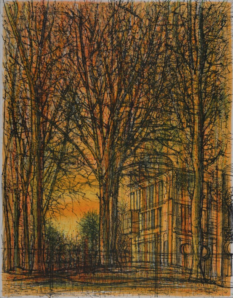 Литография Carzou - La Maison dans les arbres, 1962