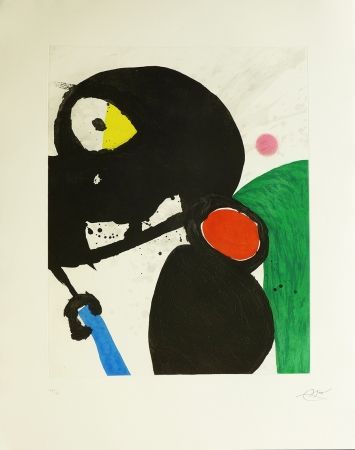 Гравюра Miró - La mangeuse de crabes