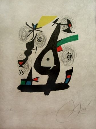 Литография Miró - La Melodie Acide 