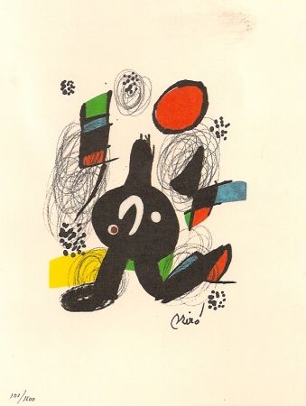 Литография Miró - La Melodie Acide 