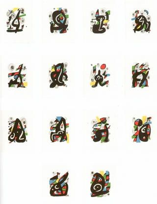 Литография Miró - La melodie àcide
