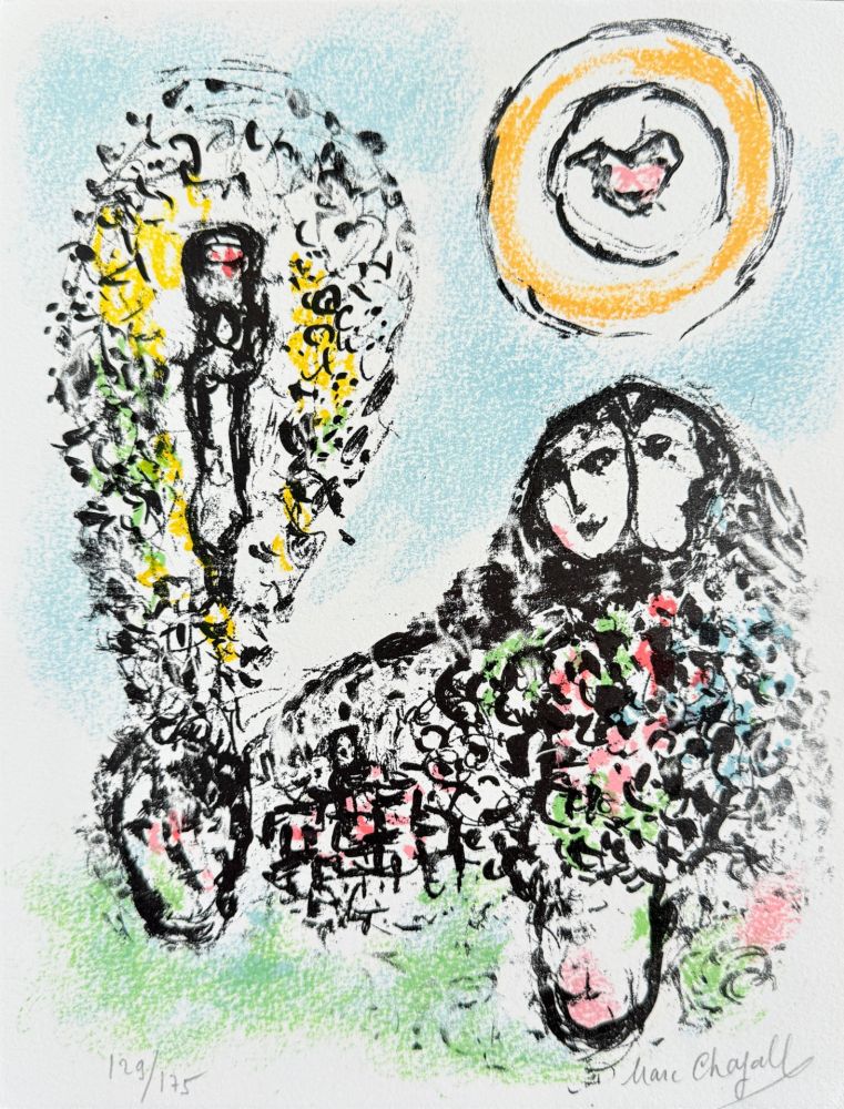 Литография Chagall - La Mise en Mot