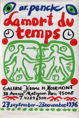 Литография Penck - La Mort du Temps
