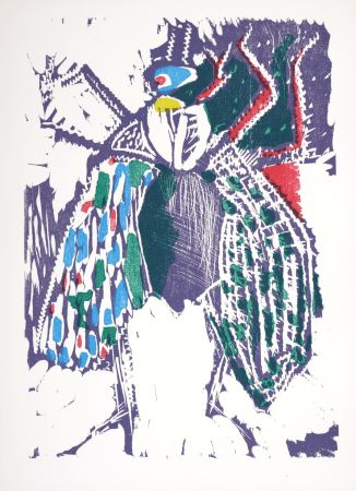 Гравюра На Дереве Lorjou - La Mouche, 1965