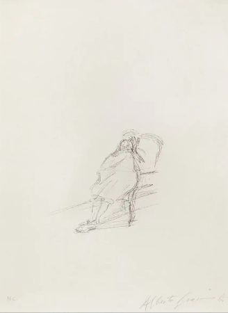 Литография Giacometti - La Mère de l’artiste assise III