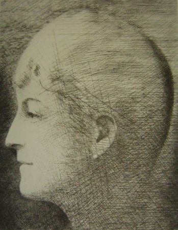 Гравюра Marcoussis - La mère de l'artiste en 1900