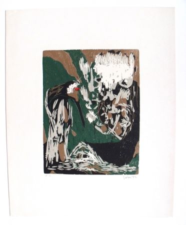 Гравюра На Дереве Jorn - La Mère Ibis