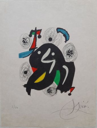 Литография Miró - La mélodie acide 