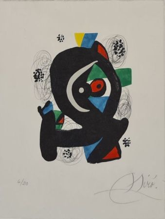 Литография Miró - La mélodie acide