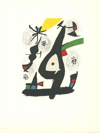 Литография Miró - La mélodie acide - 1