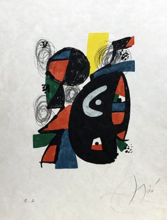Литография Miró - La mélodie acide - 12