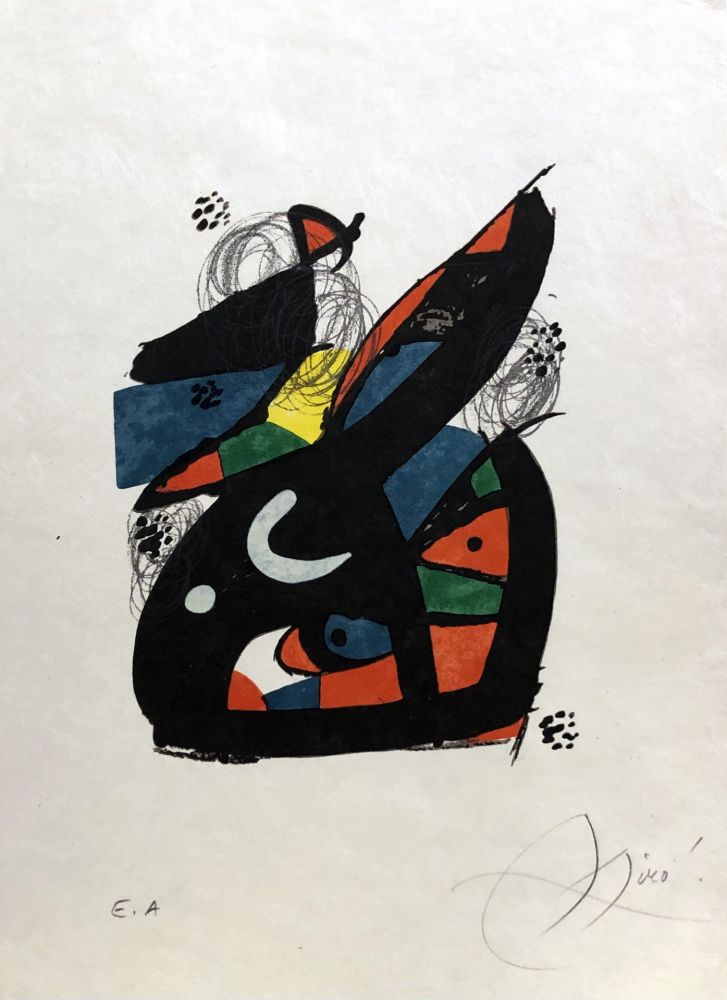 Литография Miró - La mélodie acide - 13