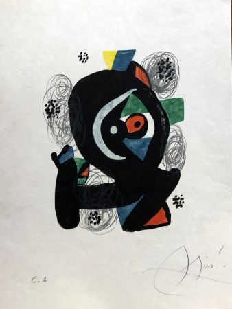Литография Miró - La mélodie acide - 2