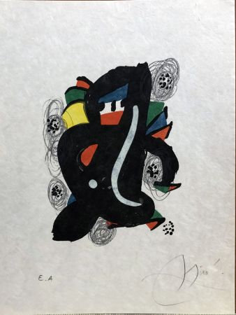 Литография Miró - La mélodie acide - 6