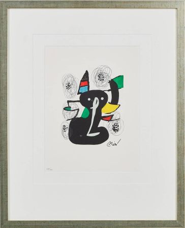 Литография Miró - La Mélodie Acide, Planche III