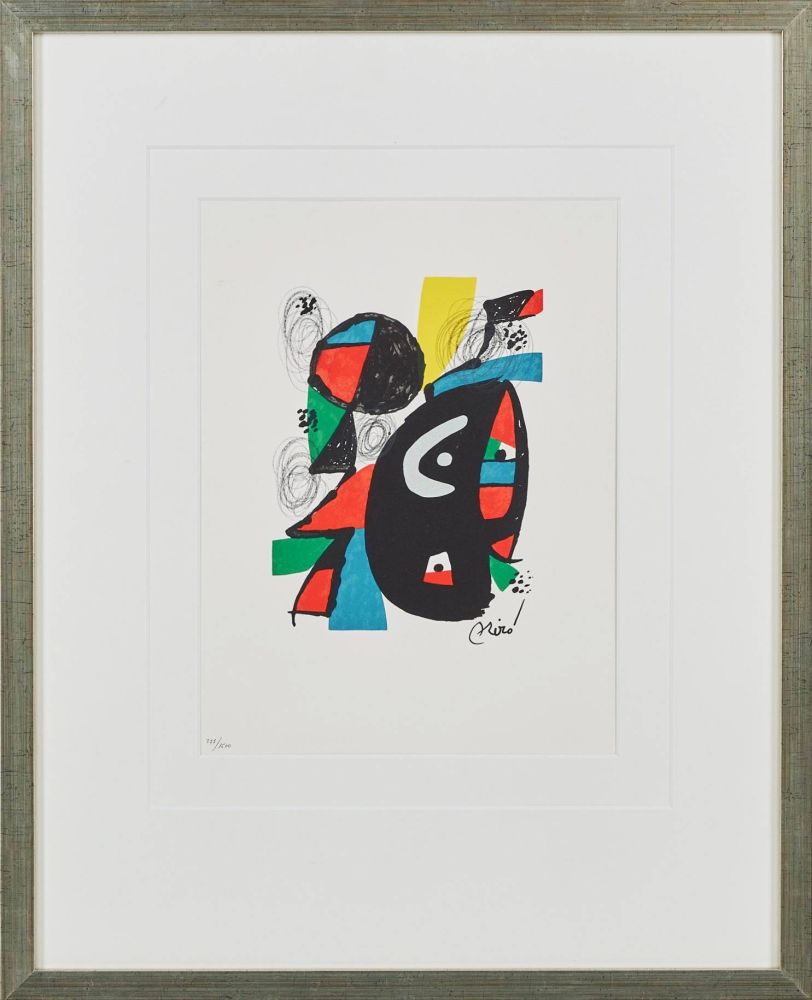 Литография Miró - La Mélodie Acide, Planche XII