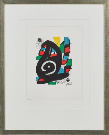 Литография Miró - La Mélodie Acide, Planche XIV
