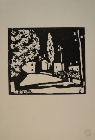 Гравюра На Дереве Giacometti - La Notte I