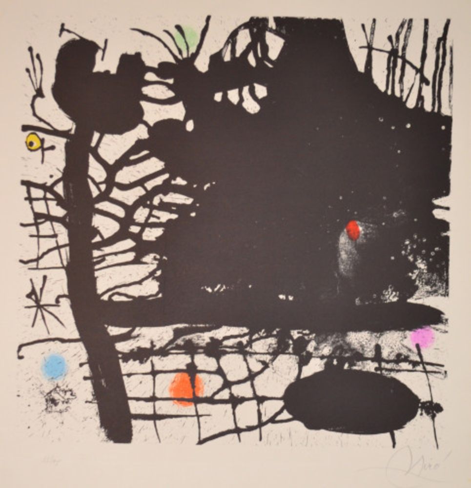 Литография Miró - La Nuit Tentaculaire - M639