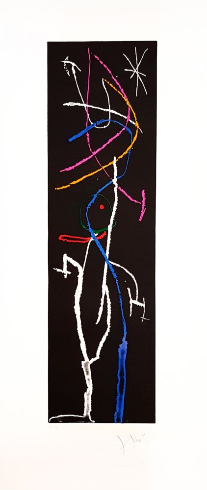 Гравюра Miró - La nuit étroite