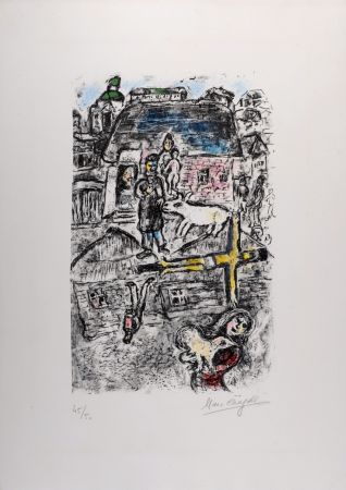Литография Chagall - La Passion, 1975 - Hand-signed!