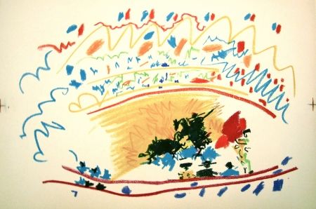 Литография Picasso - La petite corrida