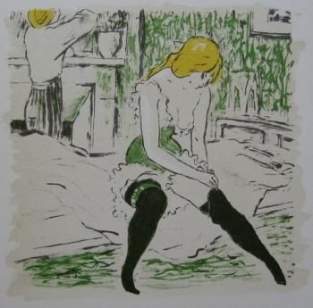 Иллюстрированная Книга Bonfils - La petite Jeanne pâle