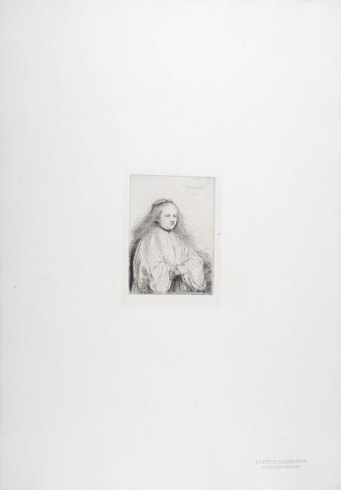 Фототипия Rembrandt - La petite mariée juive