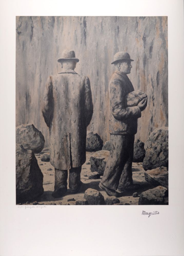 Литография Magritte - La Philosophie et la Peinture : Le Chant de la violette, C. 1979