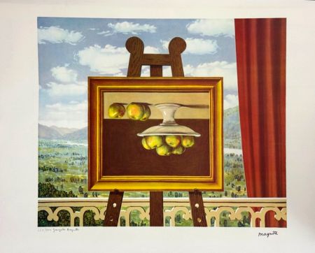 Литография Magritte - La Philosophie et la Peinture : Le réveil matin