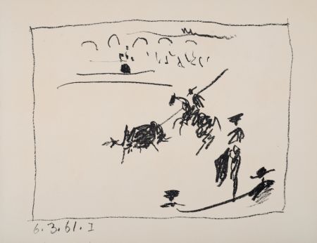 Литография Picasso - La pique, 1961