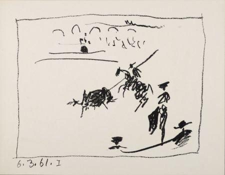 Литография Picasso - La pique, 1961