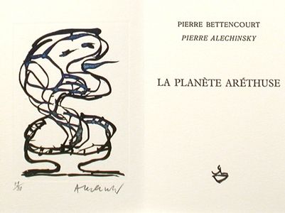 Иллюстрированная Книга Alechinsky - La planète Arethuse