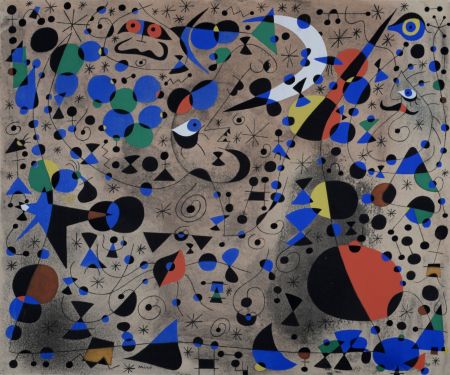Трафарет Miró (After) - La Poétesse (From Constellations), 1959