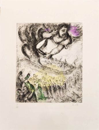 Офорт Chagall - La prise de Jérusalem