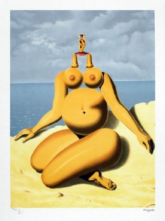 Литография Magritte - La Race Blanche