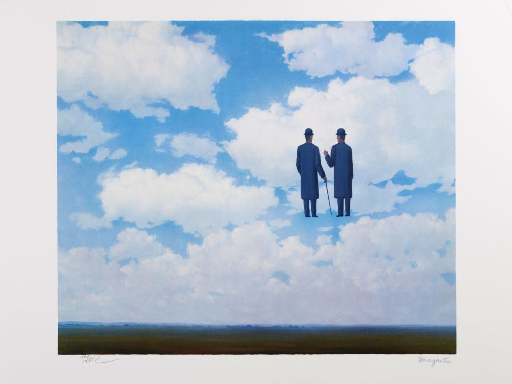 Литография Magritte - La Reconnaissance Infinie (The Infinite Recognition)