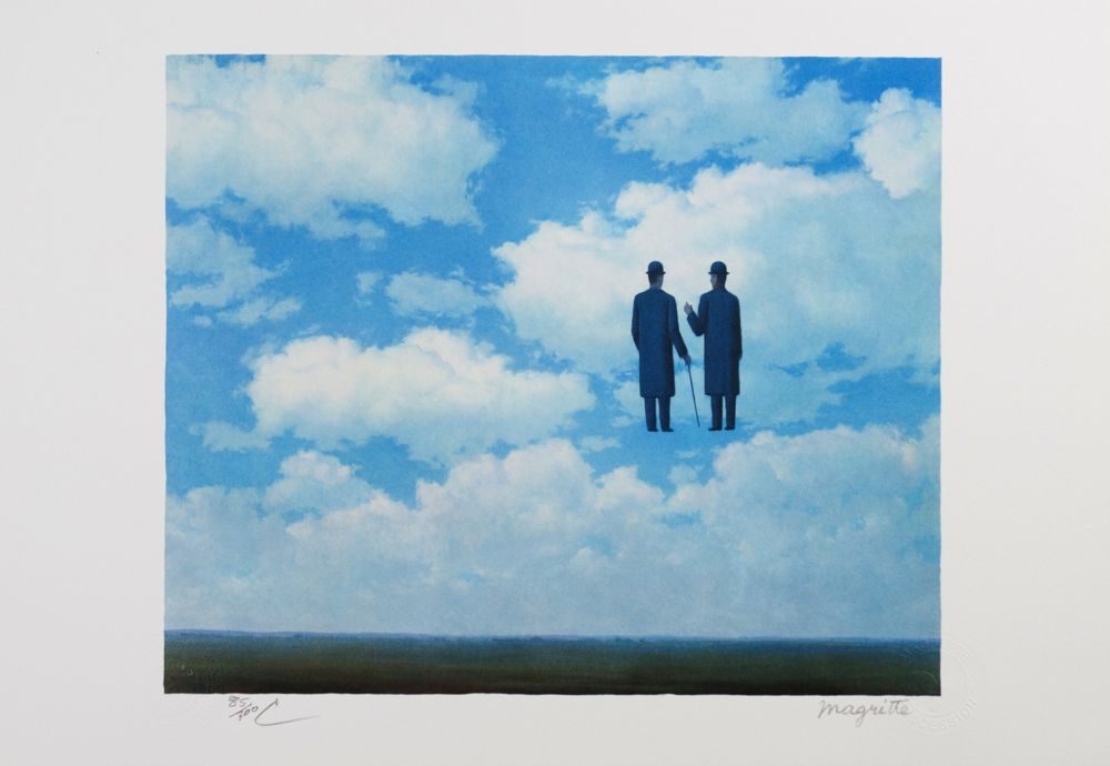 Литография Magritte - La Reconnaissance Infinie (The Infinite Recognition)