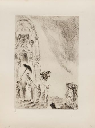 Офорт Chagall - La Reine de Seba