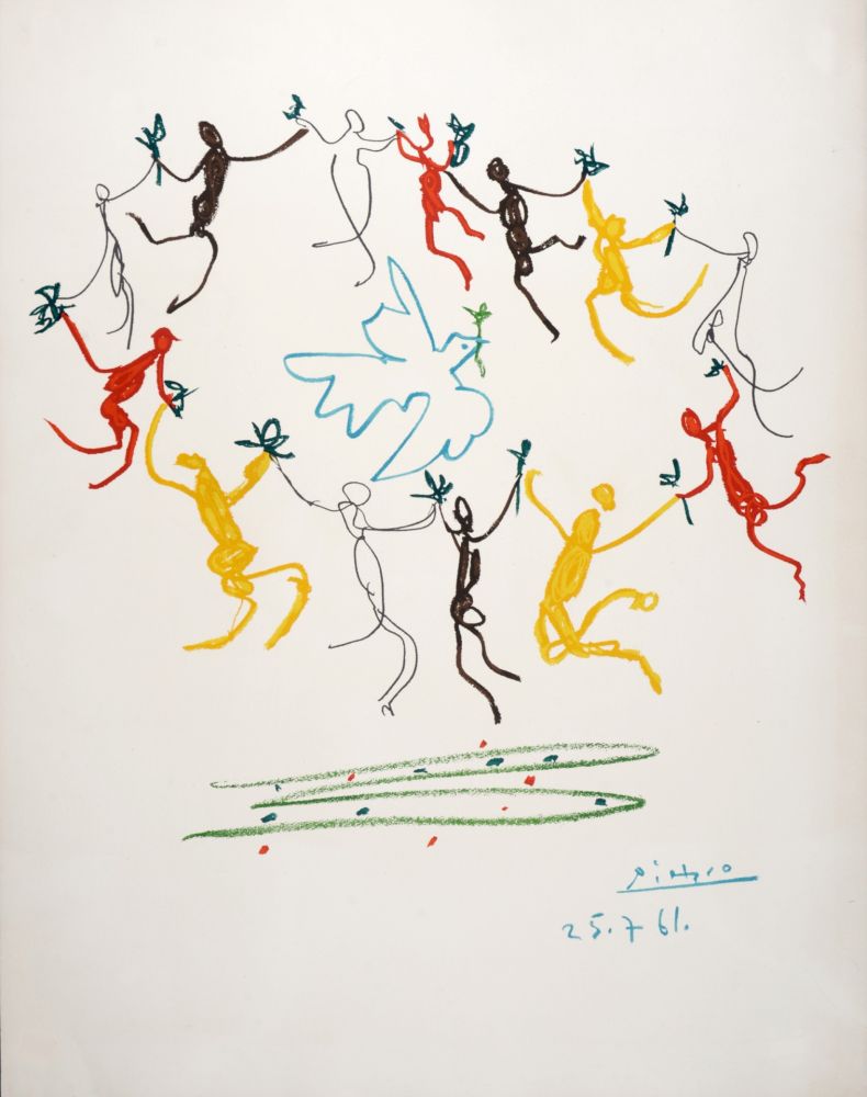 Литография Picasso - La Ronde de la Jeunesse, 1961