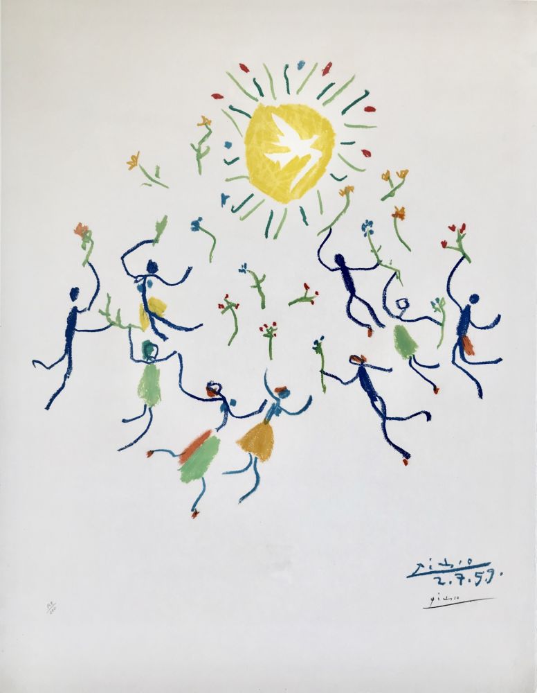 Литография Picasso - La ronde de la jeunesse (Edition: 200)