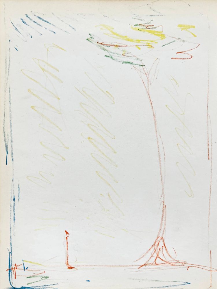 Литография Giacometti - La Rue & L'Arbre